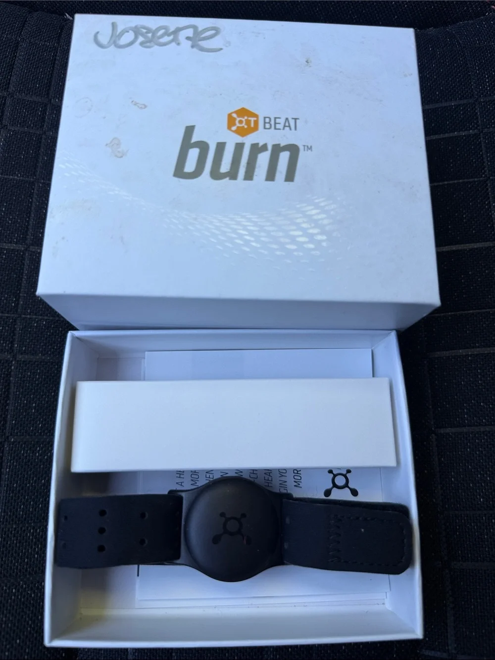 Burn Fitness Tracker Wristband - Black